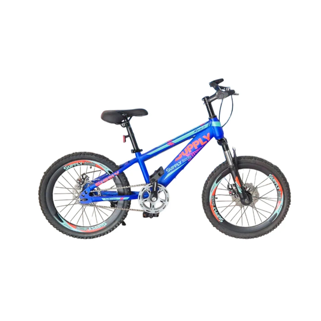 BICICLETA RIN 20 MTB SUPPLY BS006 AZUL/TURQUESA CUADRO ACERO SIN/C