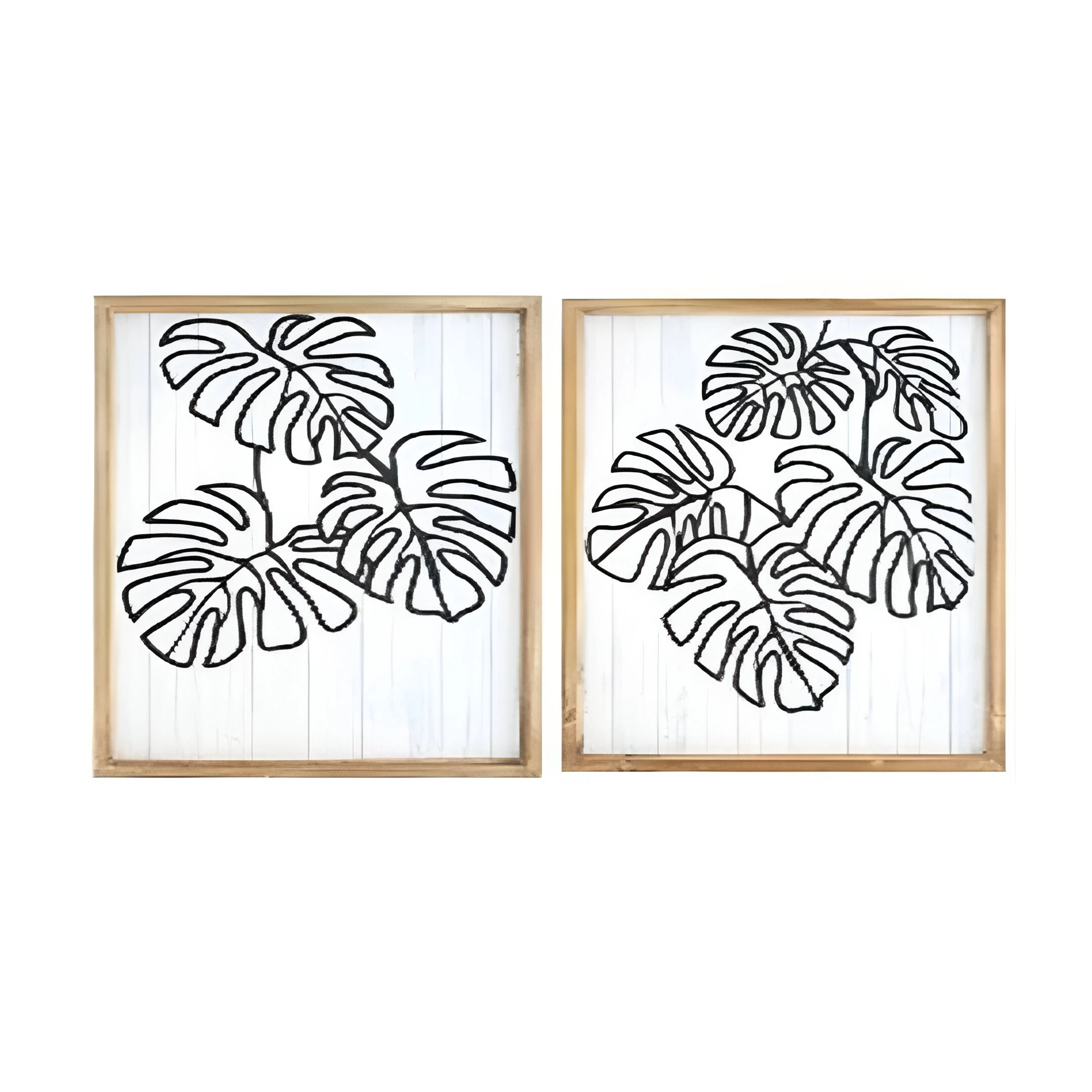 CUADRO 45X60X2.5 CM 754-05453 CHOCOLATE/BLANCO/NEGRO