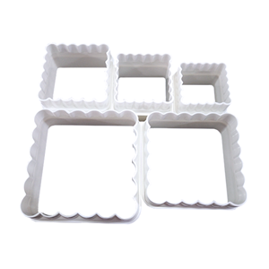 CORTA PLASTI CUADRADO TS-F932 5 PCS SUPPLIES 10 X 4 cm