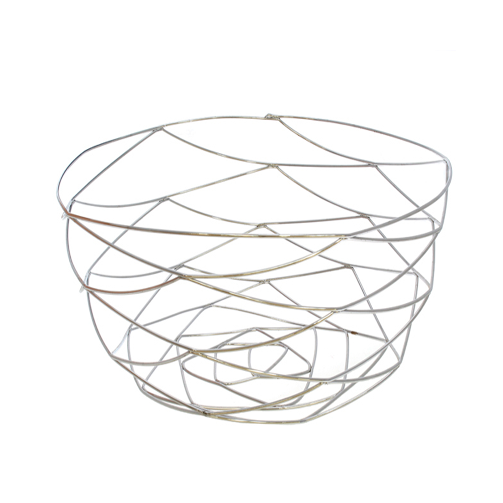 CANASTA P/FRUTAS 22X12XCM (N20-05404) PLATEADO