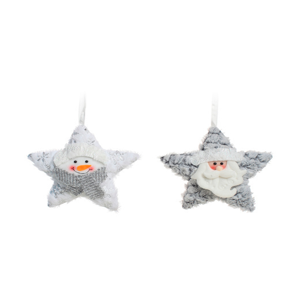 ADORNO ESTRELLA 18CM S-2  (831-XMFE104-252-22C) PLATEADO