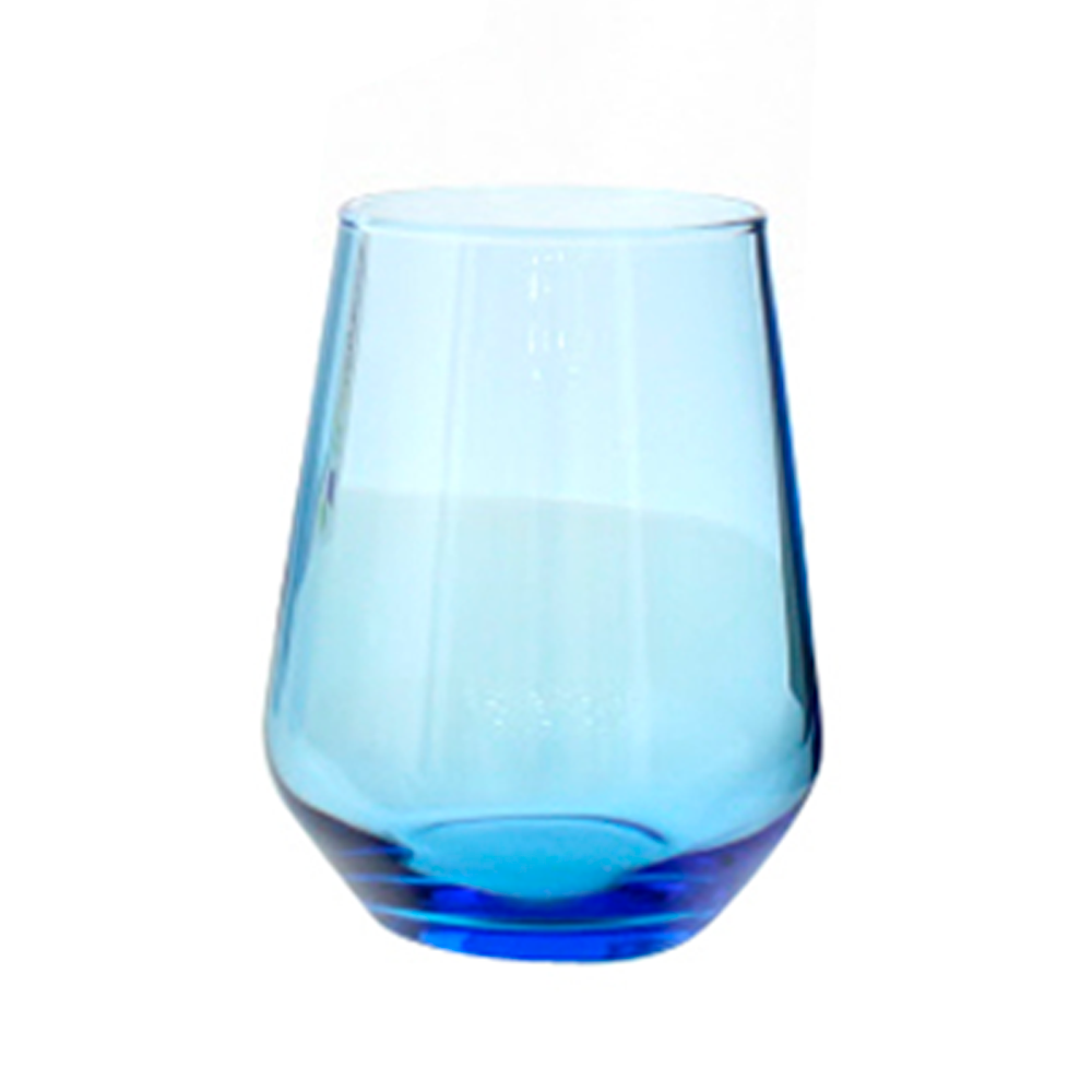 VASO ALLEGRA 6 PZAS 380CC (41536) AZUL