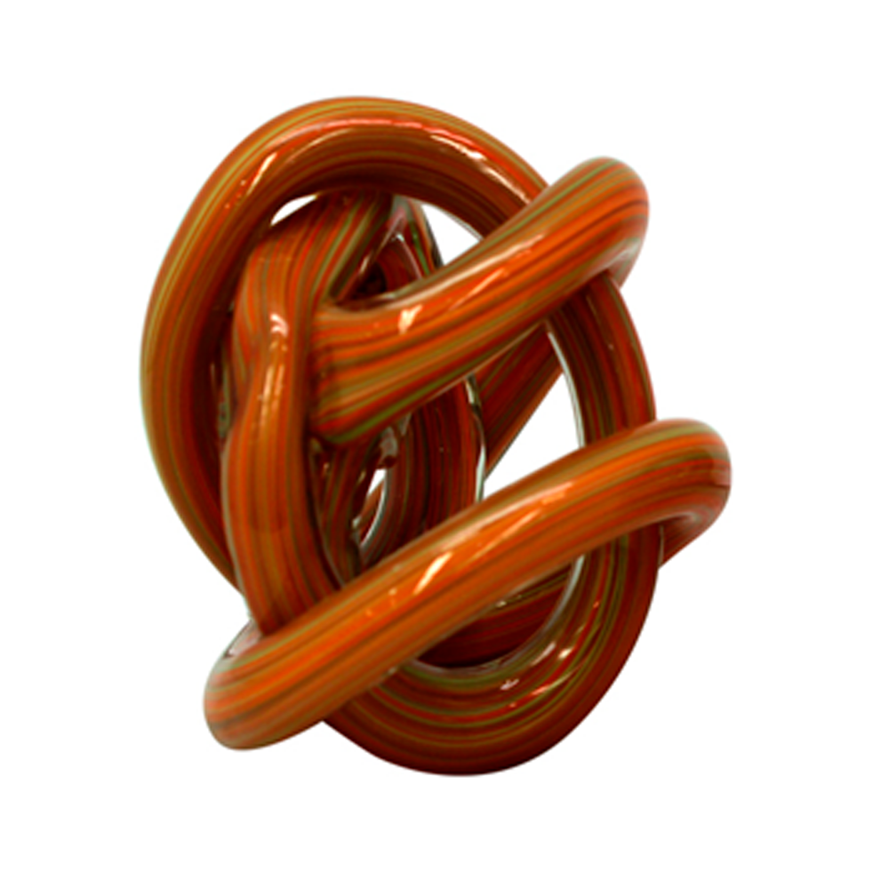 ADORNO NUDO 9X9X9CM (704-90129319) AMARILLO/VERDE/ANARANJADO