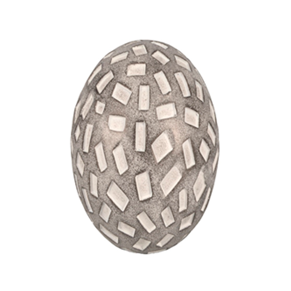 FIGURA DECORATIVA 10X10X10CM (796-BC145-031) PLATA