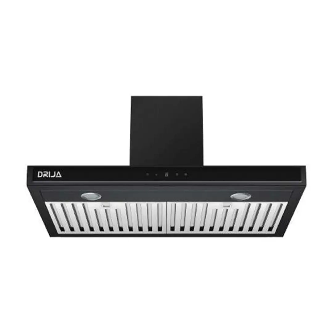 CAMPANA DRIJA EXTRACTOR DE GRASA 75CM 110V QUADRATO 76  BLACK